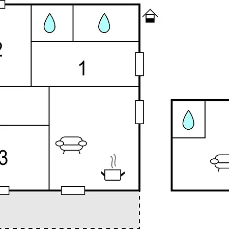 Three-bedroom In 아파트
